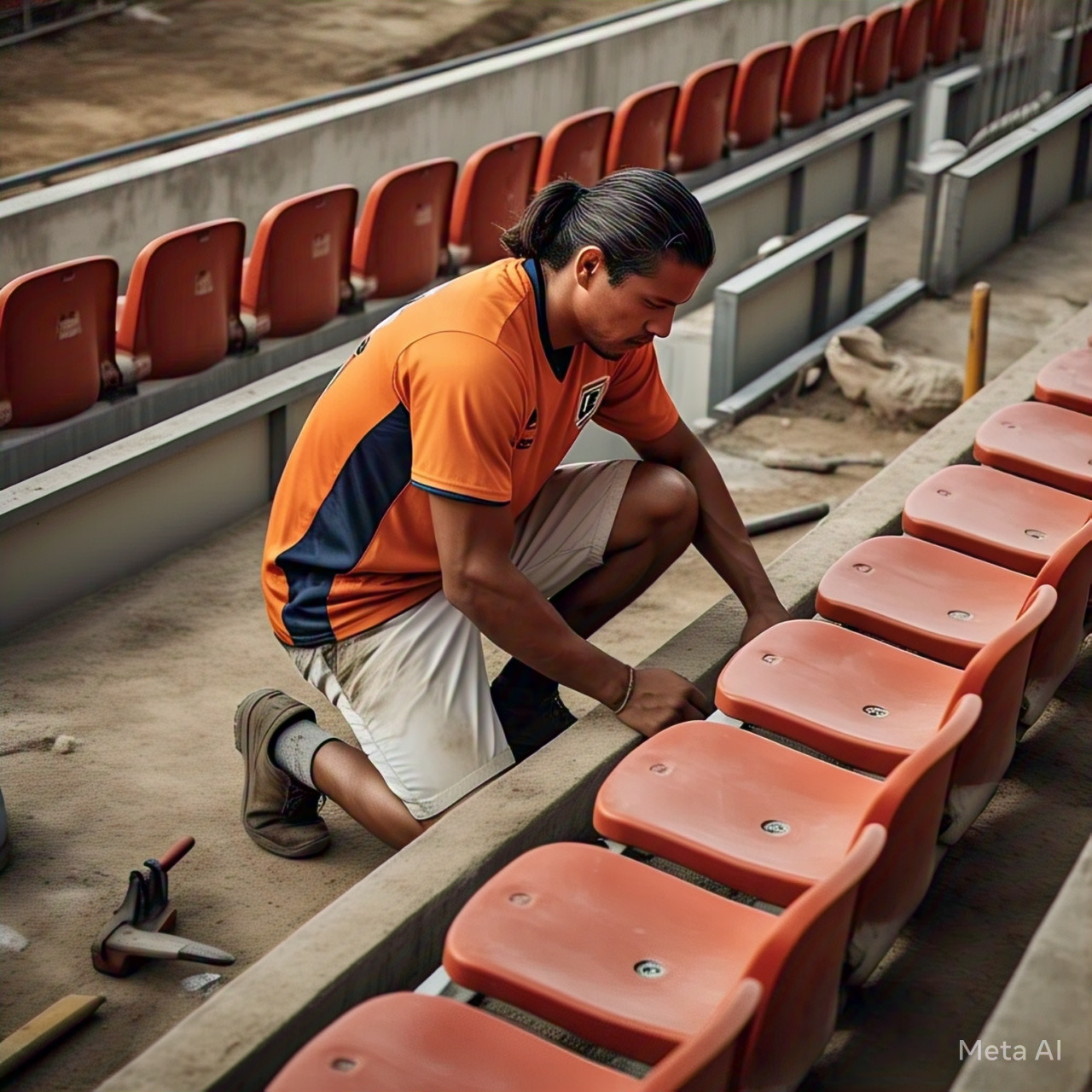 Instalación sillas de estadio venezuela