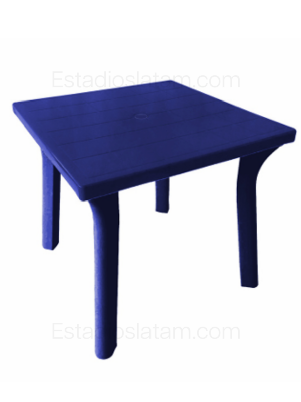 mesa plástica cafetería