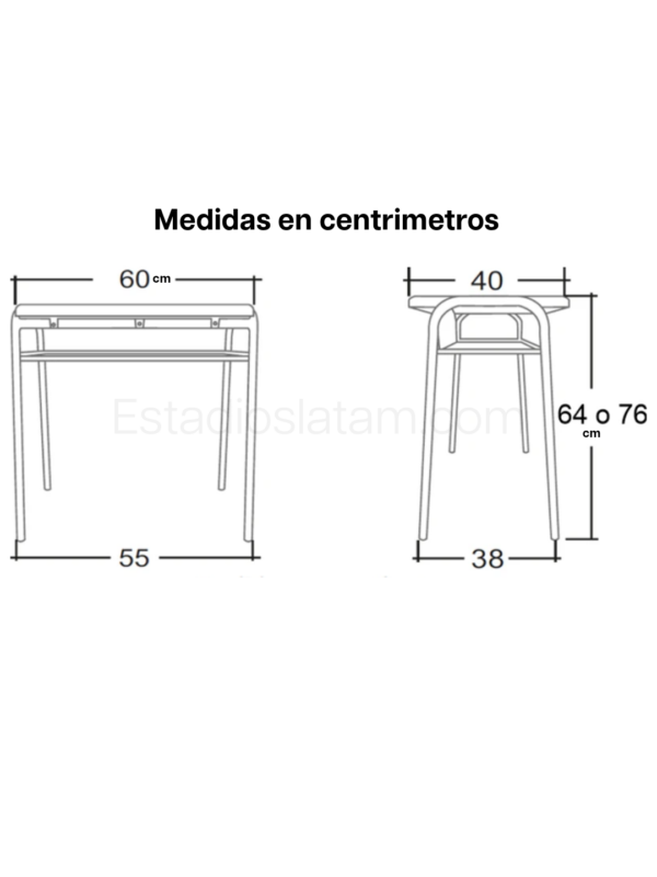 Mesa pupitre escolar