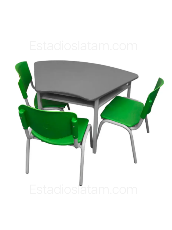 Mesa pupitre trapezoidal