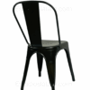 Silla metálica para restaurante