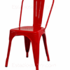 Silla metálica para restaurante