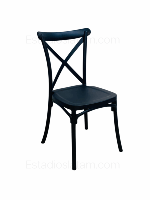 silla Cross back plástica para cafetería