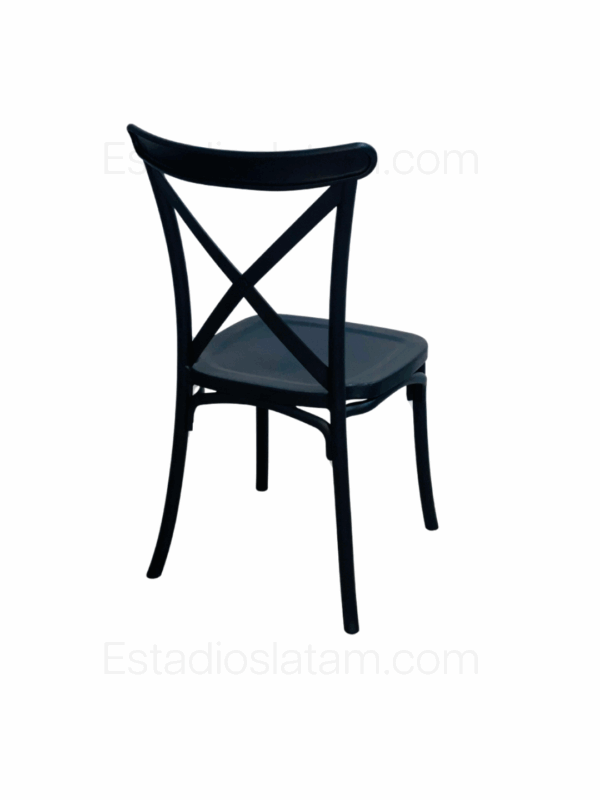 silla Cross back plástica para cafetería