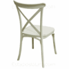silla Cross back plástica para cafetería