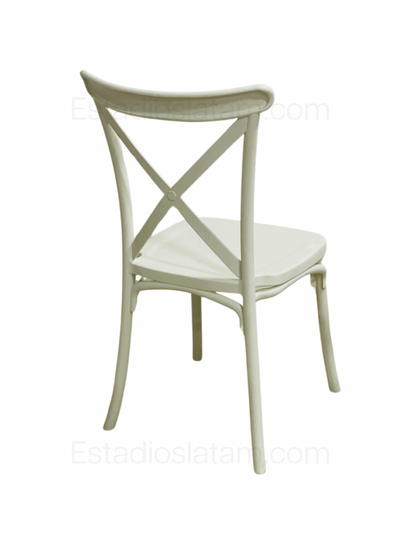 silla Cross back plástica para cafetería