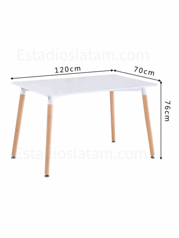 Mesa de comedor mesa de cafetería y restaurante