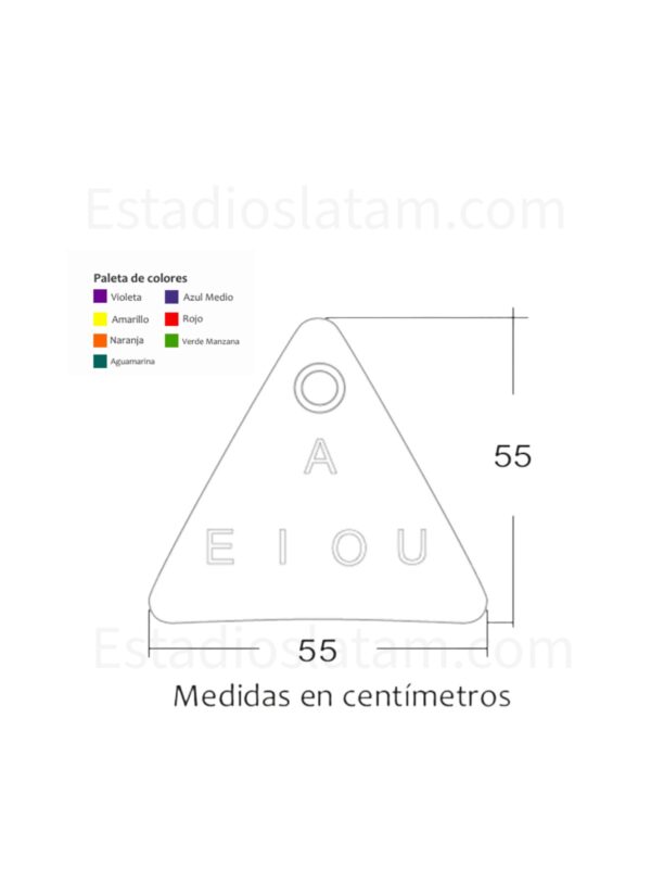 mesa pupitre triangular para niños