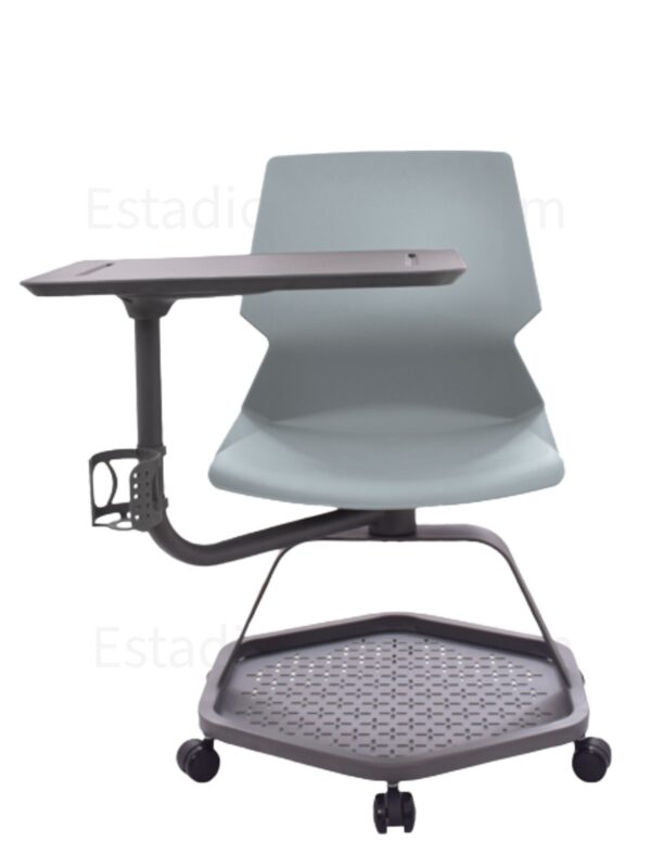 silla universitaria con carpeta