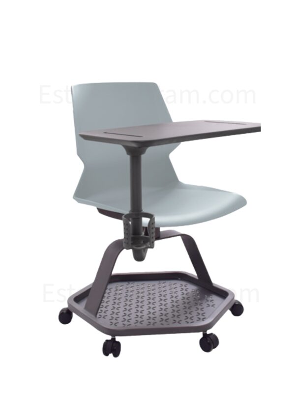 silla universitaria con carpeta