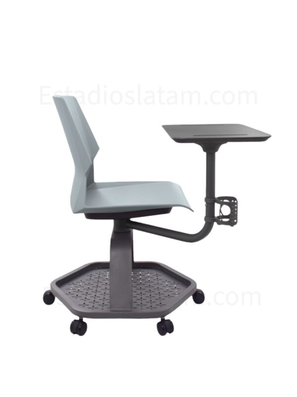 silla universitaria con carpeta
