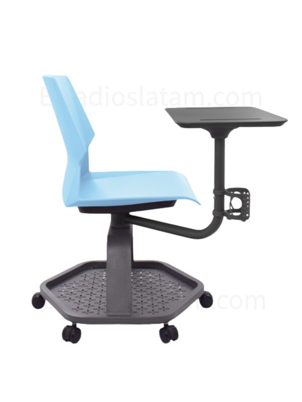 silla universitaria con carpeta