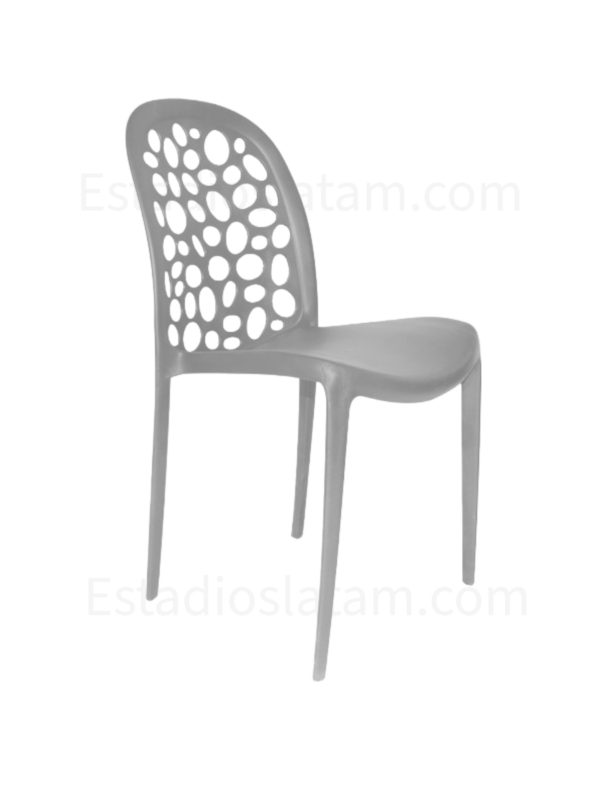 Silla Suesca en polipropileno resistente para interiores y exteriores