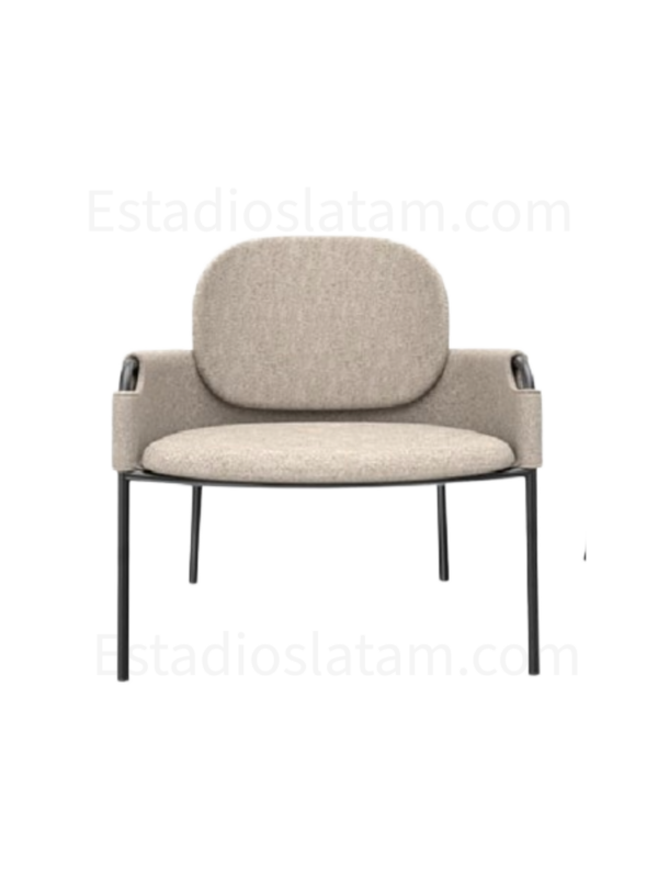 poltrona Guatapé diseño funcional tapizada en textil