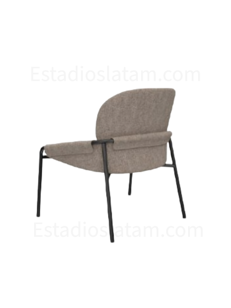 Diseño de Restaurantes, Estadios y Espacios Comerciales 31 poltrona Guatapé diseño funcional tapizada en textil