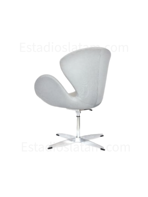 poltrona Honda giratoria con base Cross en aluminio