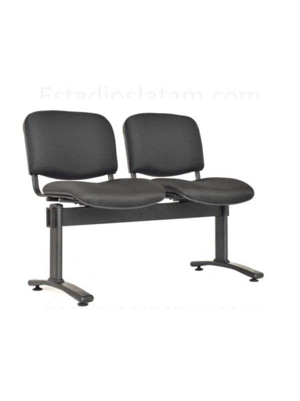 silla tándem Bucaramanga tapizada en área de espera