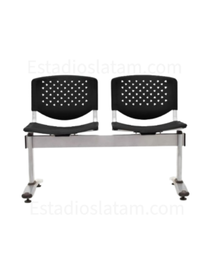 silla tándem Medellín en sala de espera moderna