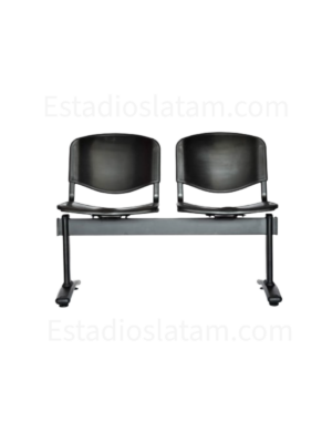 silla tándem Santa Marta en sala de espera institucional