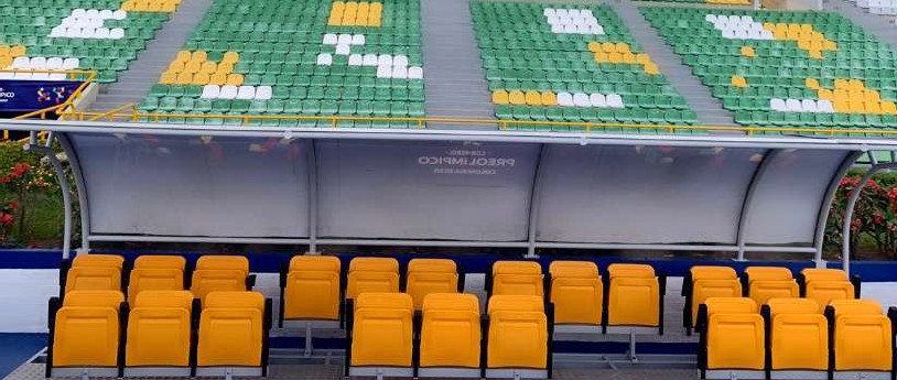 butaca y silla de graderia