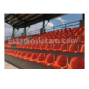 silla de estadio antivandálica de polipropileno para graderías deportivas