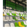 silla de estadio antivandálica de polipropileno para graderías deportivas