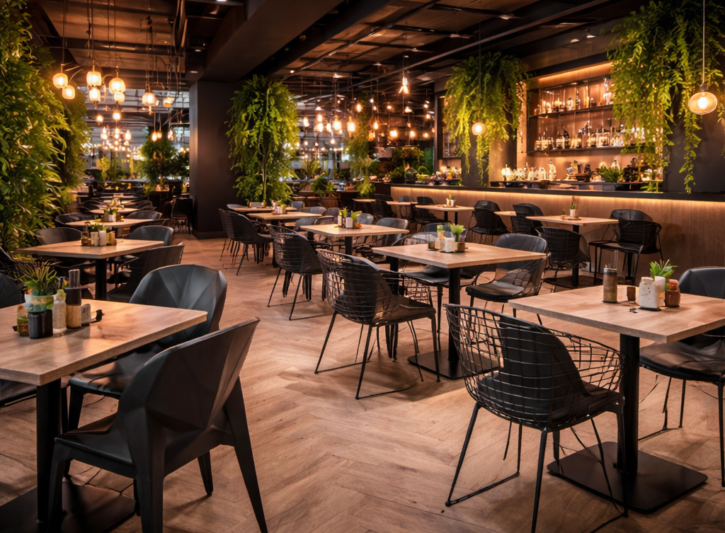 Diseño de Restaurantes, Estadios y Espacios Comerciales 1 Restaurantes y cafeterias diseños