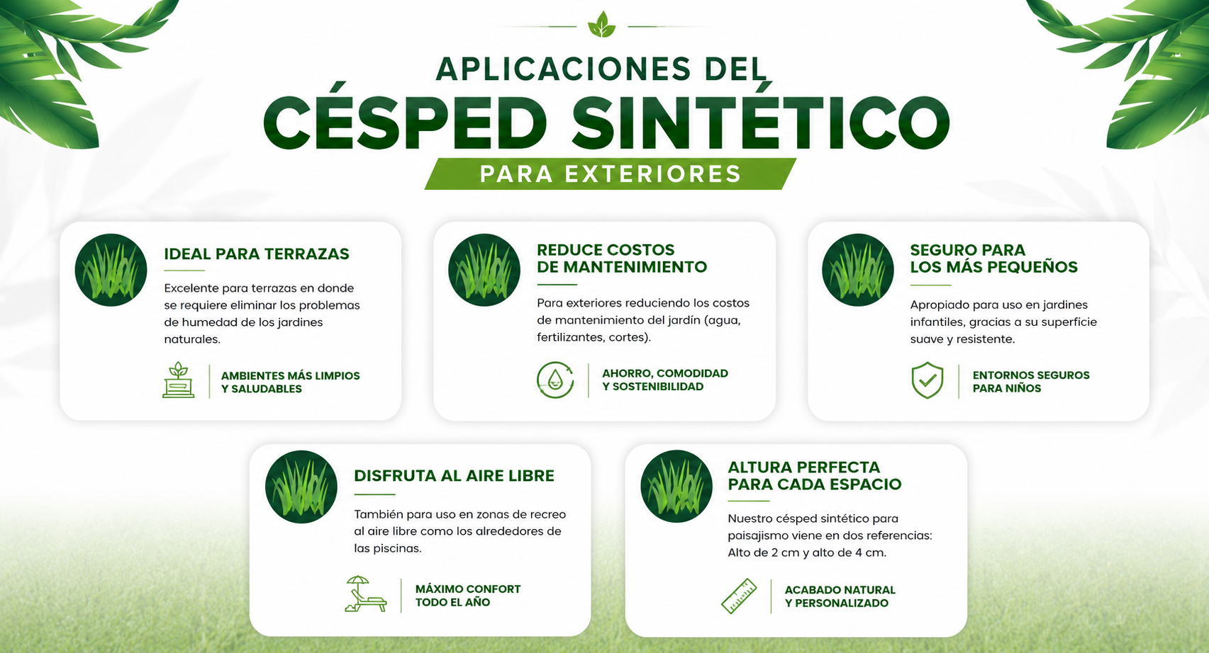 especificaciones de grama sintetica para canchas de futbol
