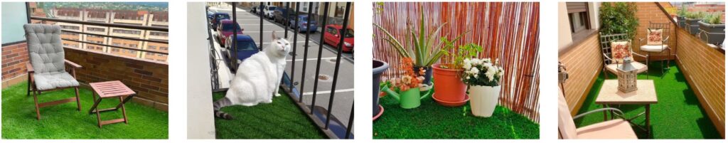 cesped para balcones